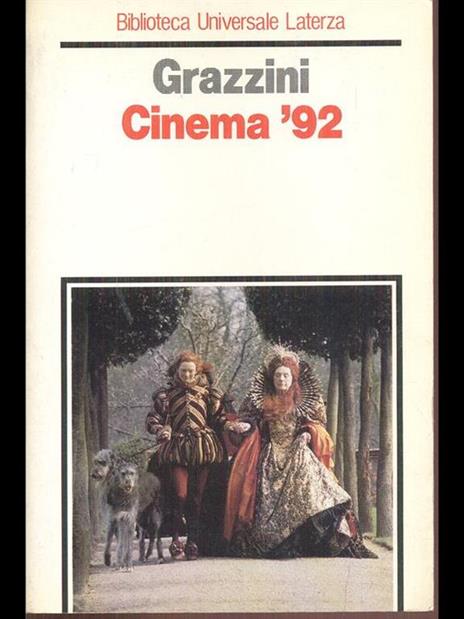 Cinema '92 - Giovanni Grazzini - copertina