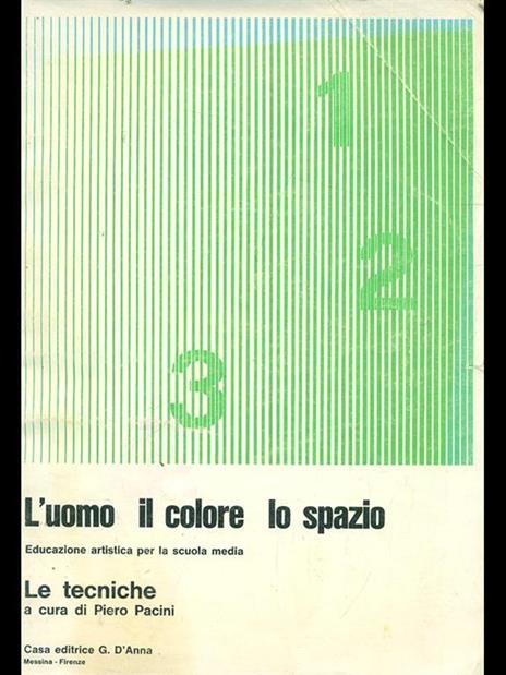 L' uomo il colore lo spazio. Le tecniche - Piero Pacini - 2
