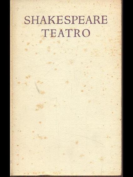 Teatro Vol. 2 - William Shakespeare - copertina