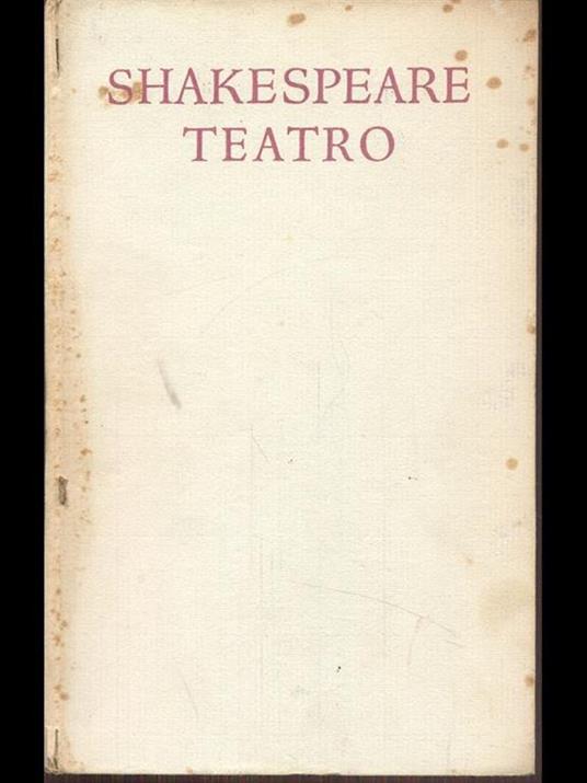Teatro Vol. 3 - William Shakespeare - copertina