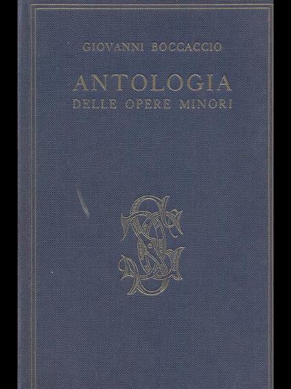 Antologia - Giovanni Boccaccio - copertina