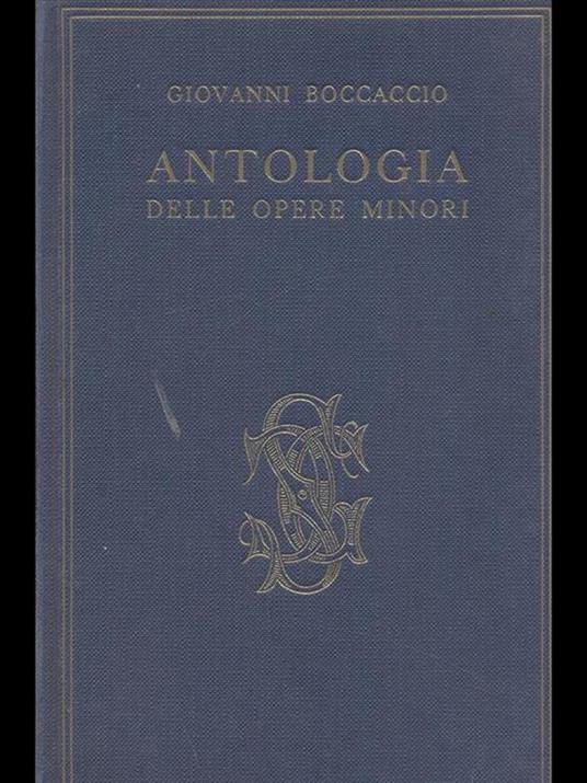 Antologia - Giovanni Boccaccio - copertina