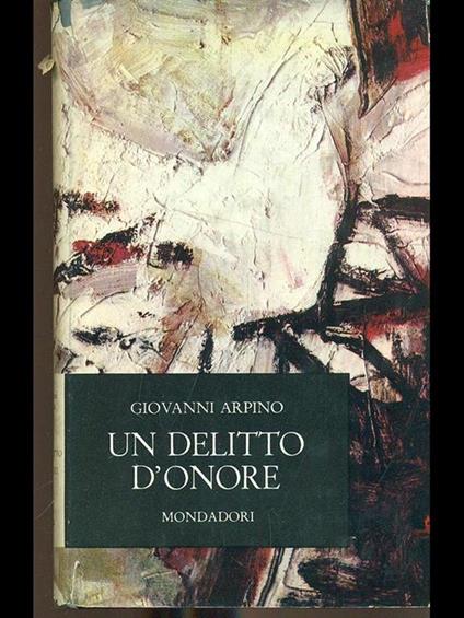 Un delitto d'onore - Giovanni Arpino - copertina