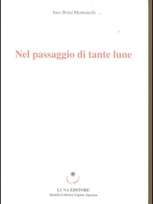 Nel passaggio di tante lune - copertina