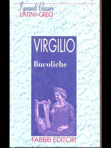 Bucoliche - Publio Virgilio Marone - copertina