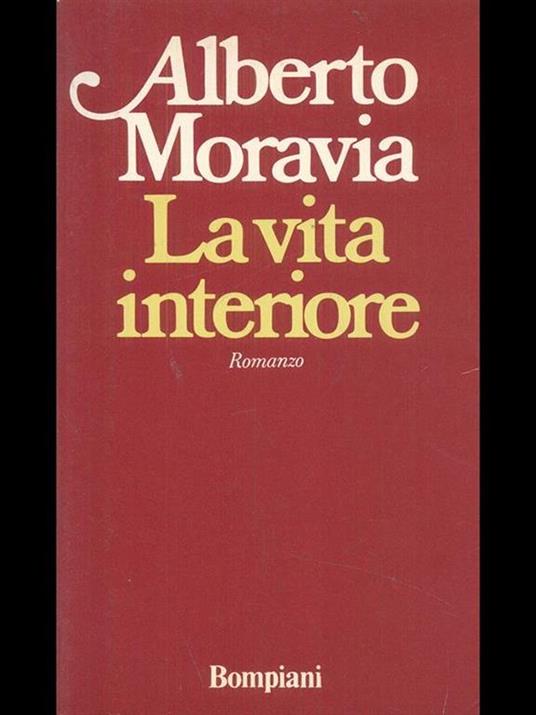 La vita interiore - Alberto Moravia - copertina