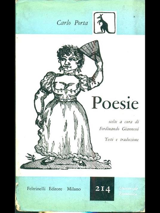 Poesie - Carlo Porta - copertina