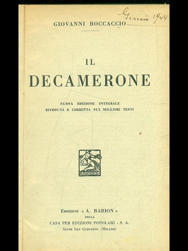 Il decamerone