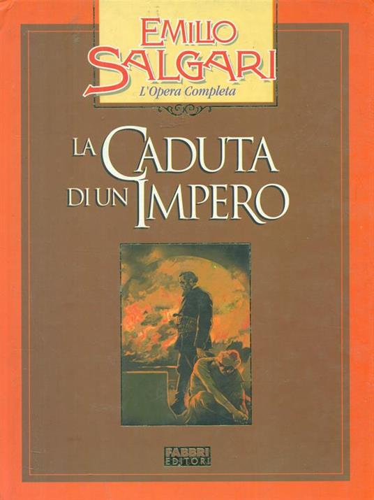 La  Caduta di un impero - Emilio Salgari - copertina