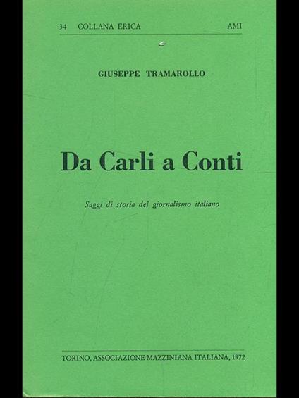 Da Carli a conti - copertina