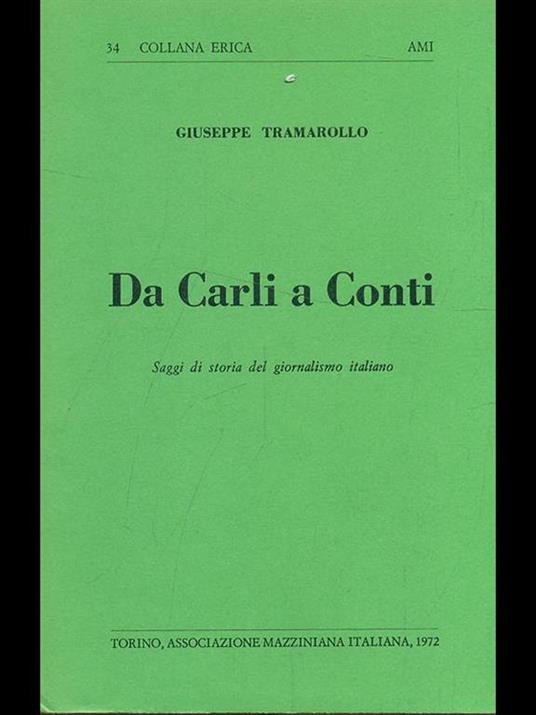 Da Carli a conti - copertina