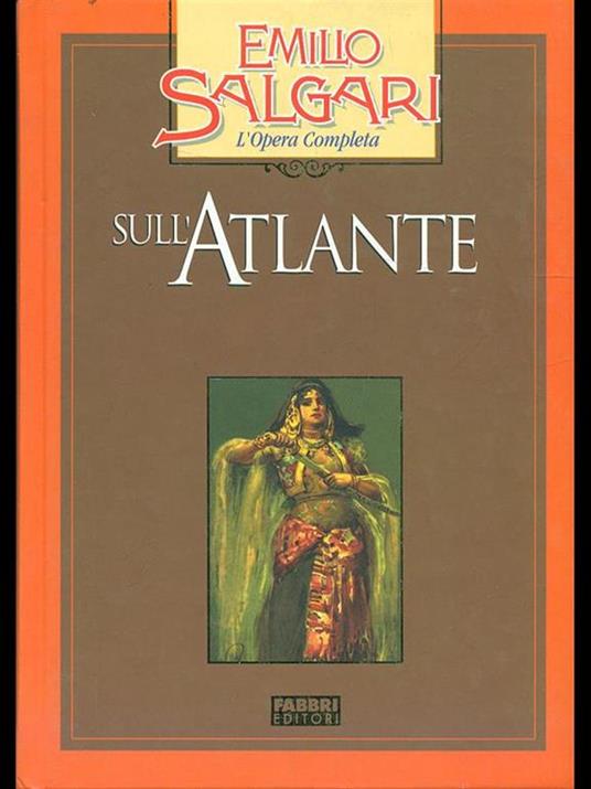 Sull'atlante - Emilio Salgari - copertina