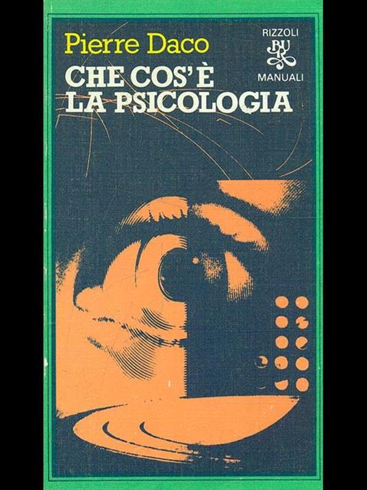 Che cos'é la psicologia - Pierre Daco - copertina