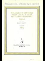 Bibliografia generale della lingua e della letteratura italiana 1993 Vol. 3/2