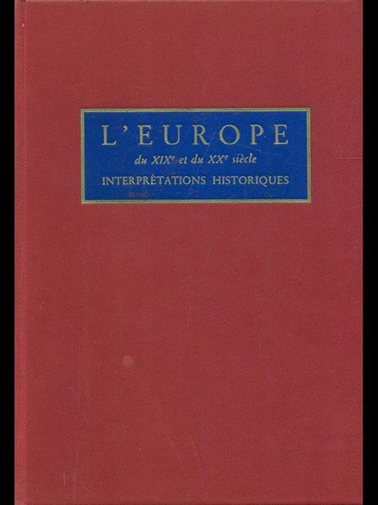 L' Europe du XIX et dun XX siecle. 1815-1870 - copertina