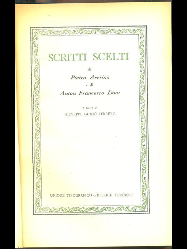 Scritti scelti