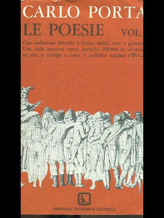 Le poesie - Carlo Porta - copertina