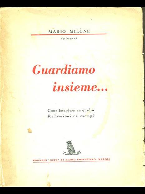 Guardiamo insieme - Mario Milone - copertina