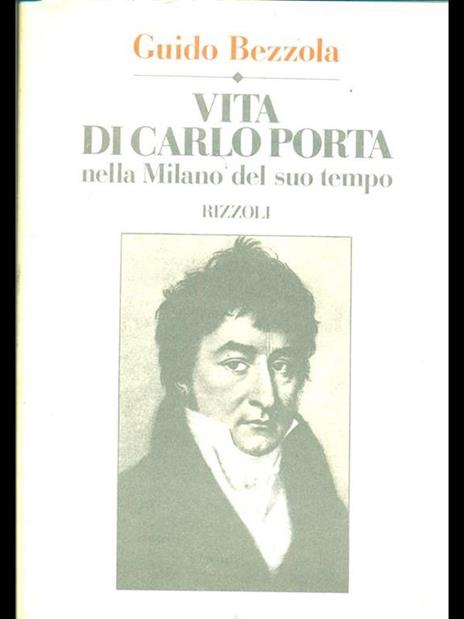 Vita di Carlo Porta - Guido Bezzola - copertina