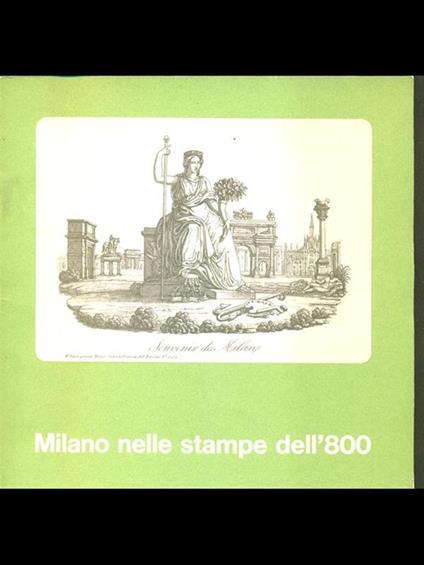 Milano nelle stampe dell'800 - copertina