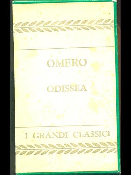 Odissea - Omero - copertina