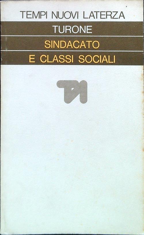 Sindacato e classi sociali