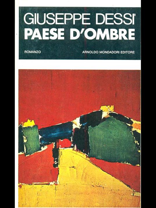 Paese d'ombre - Giuseppe Dessi - copertina