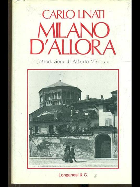 Milano d'allora - Carlo Linati - copertina