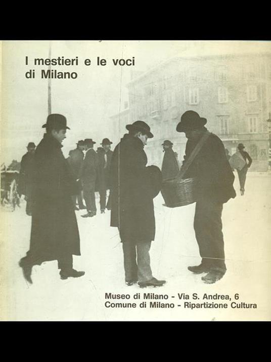 I mestieri e le voci di Milano - copertina