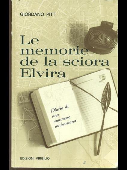 Le memorie della sciora elvira - copertina