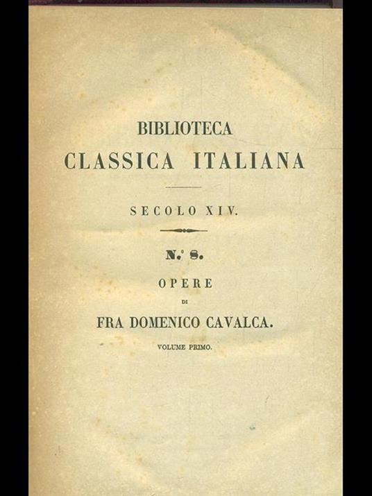 Opere Vol. 1 - copertina