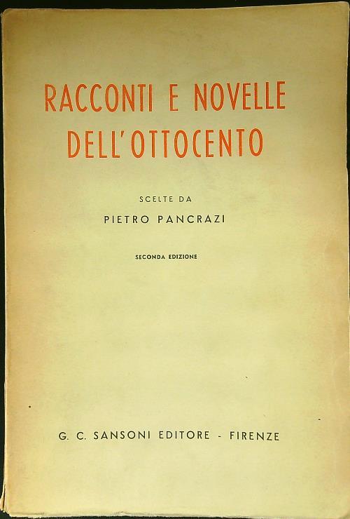 Racconti e novelle dell'Ottocento