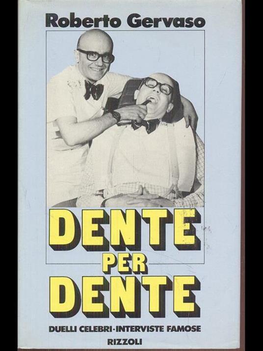 Dente per dente - Roberto Gervaso - copertina