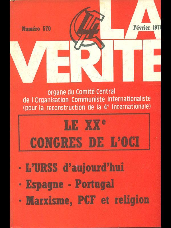 La verité n. 570/fevrier 1976