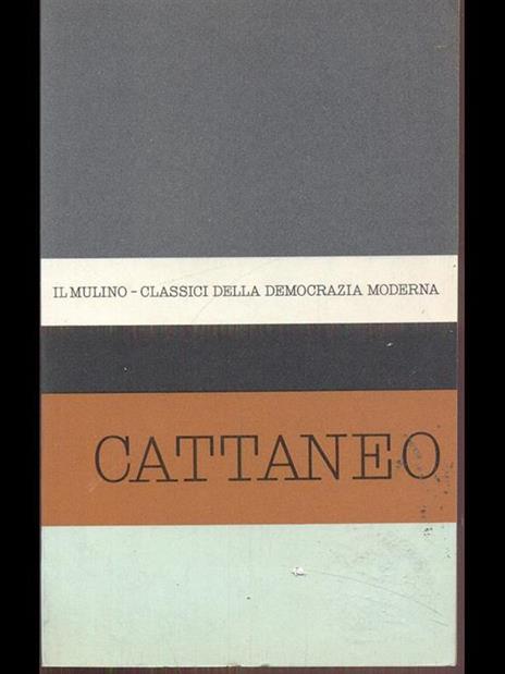 Cattaneo - Giuseppe Galasso - copertina