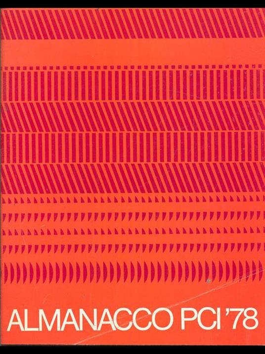 Almanacco PCI '78 - copertina