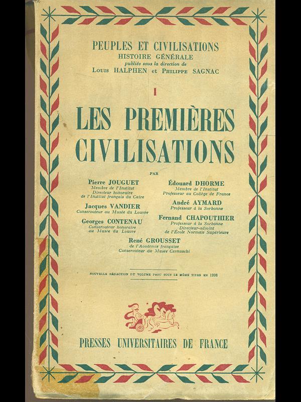 Les premieres civilisations vol. 1