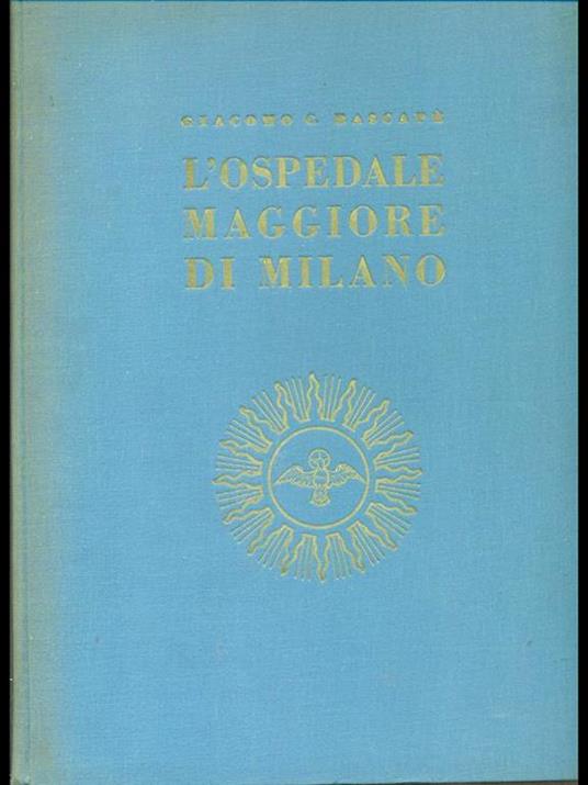 L' ospedale Maggiore di Milano - copertina