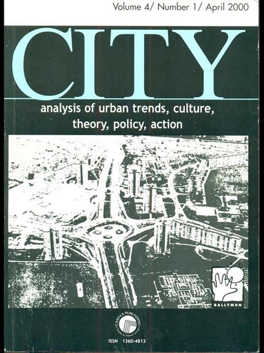 City. Vol. 4 number 1 april 2000 - copertina