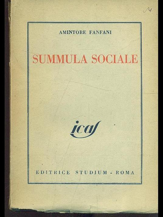 Summula sociale - Amintore Fanfani - 5