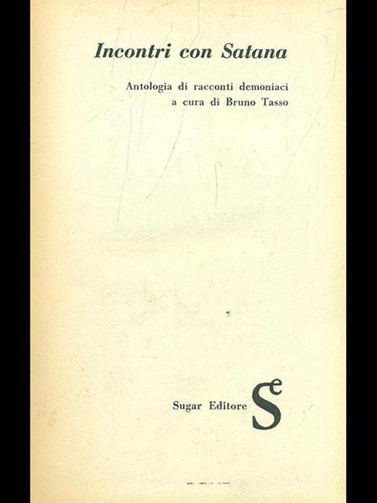 Incontri con Satana - copertina