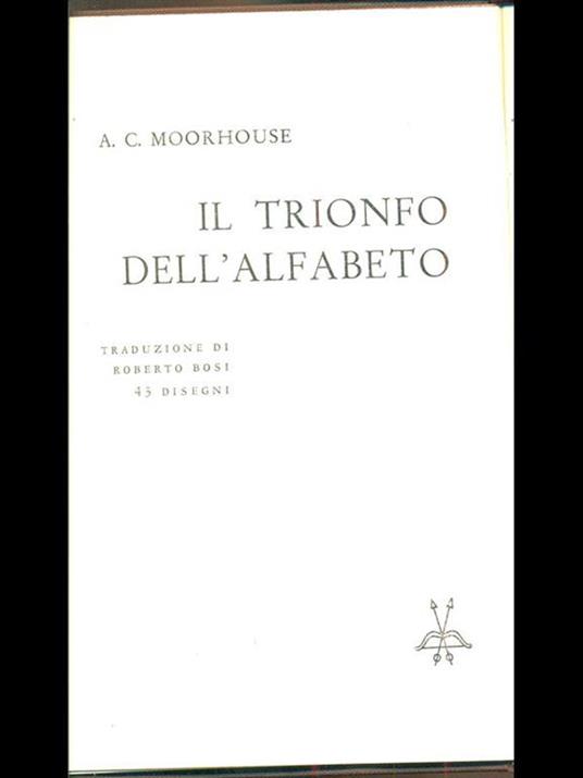 Il trionfo dell'alfabeto - Alfred Charles Moorhouse - copertina