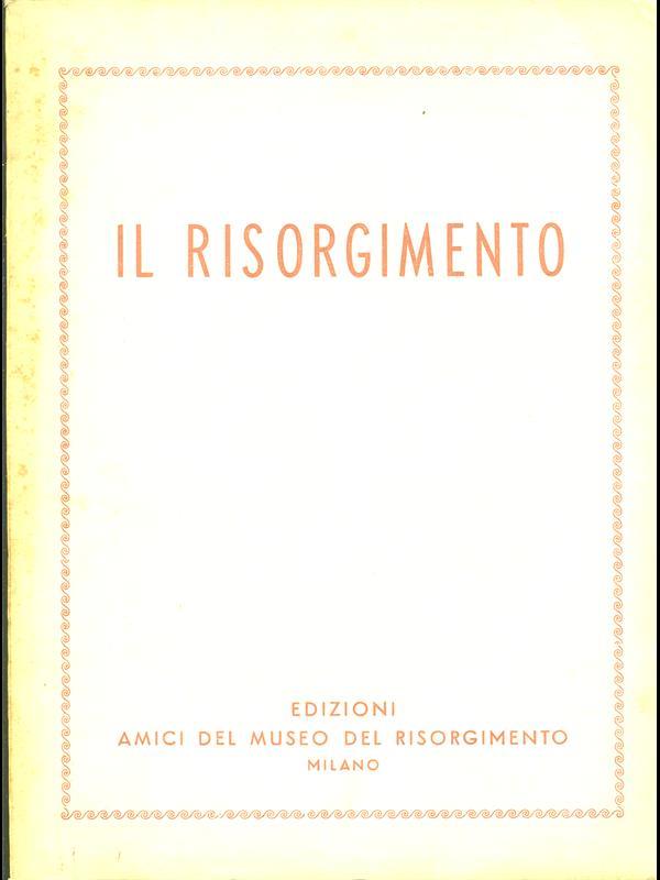 Il Risorgimento anno XIV N 3. Ottobre 1962