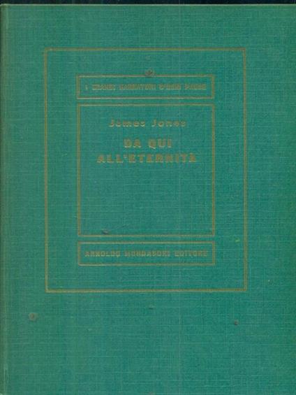 Da qui all'eternità - James Jones - copertina