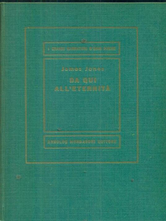 Da qui all'eternità - James Jones - copertina