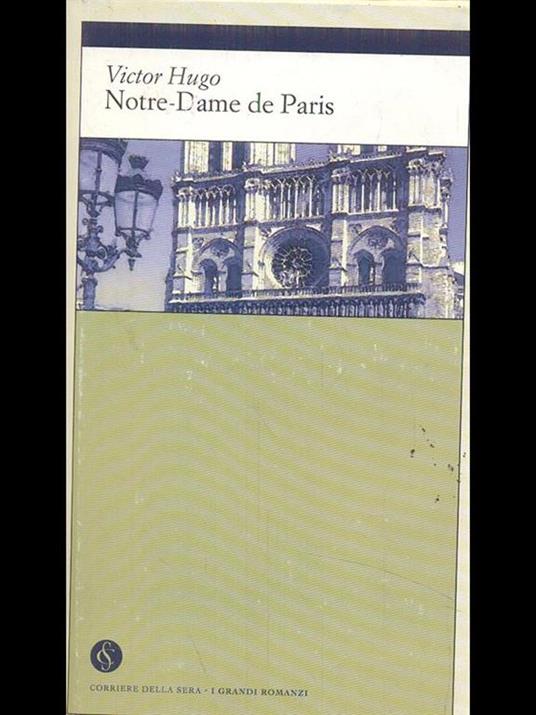 Notre-Dame de Paris - Victor Hugo - copertina