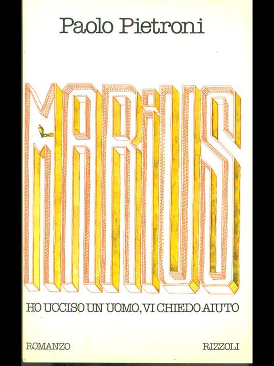 Marius - Paolo Pietroni - copertina