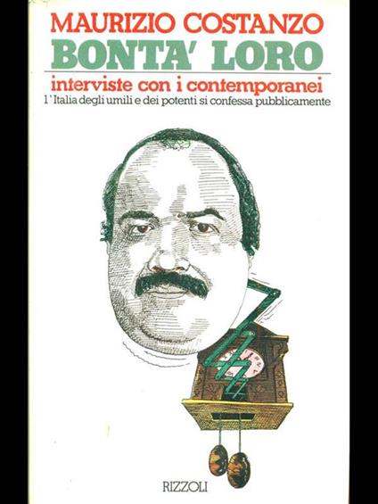 Bontà loro - Maurizio Costanzo - copertina