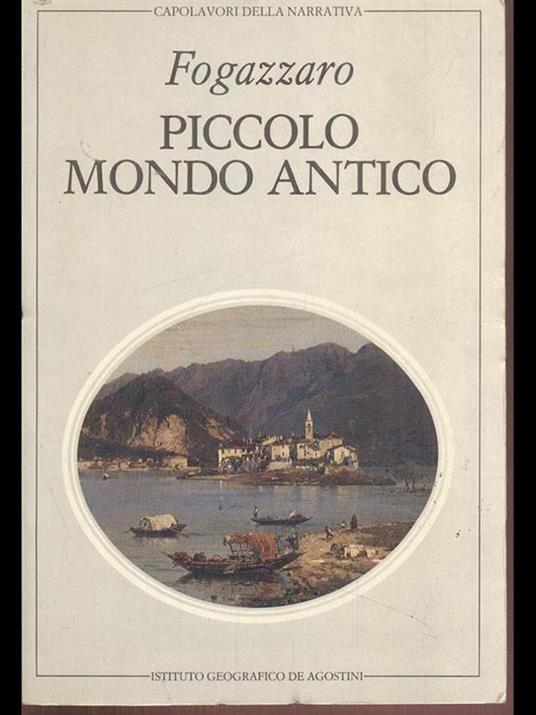 Piccolo mondo moderno - Antonio Fogazzaro - copertina