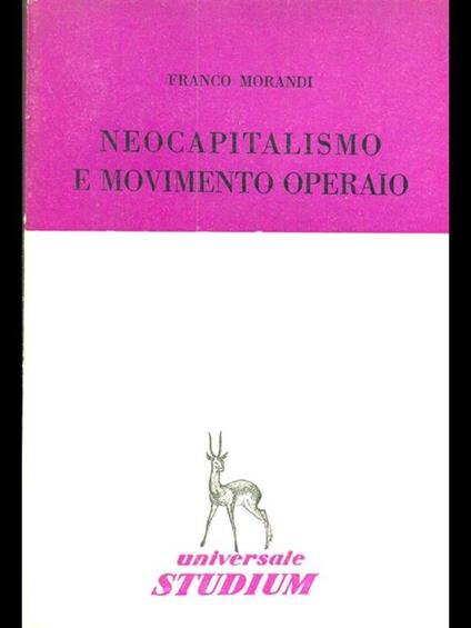 Neocapitalismo e movimento operaio - copertina